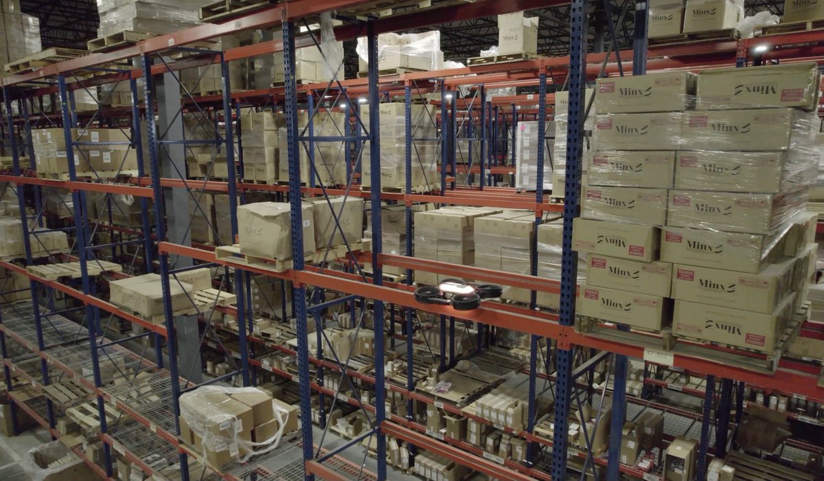Flying stably through a warehouse, landing on a shelving rail, &amp; taking off again to continue inspecting? Business as usual for the Aertos™ 130IR, a unique UAV for challenging inspections in industrial environments. 
#drone #uav #industrial #technology #innovation #americanmade