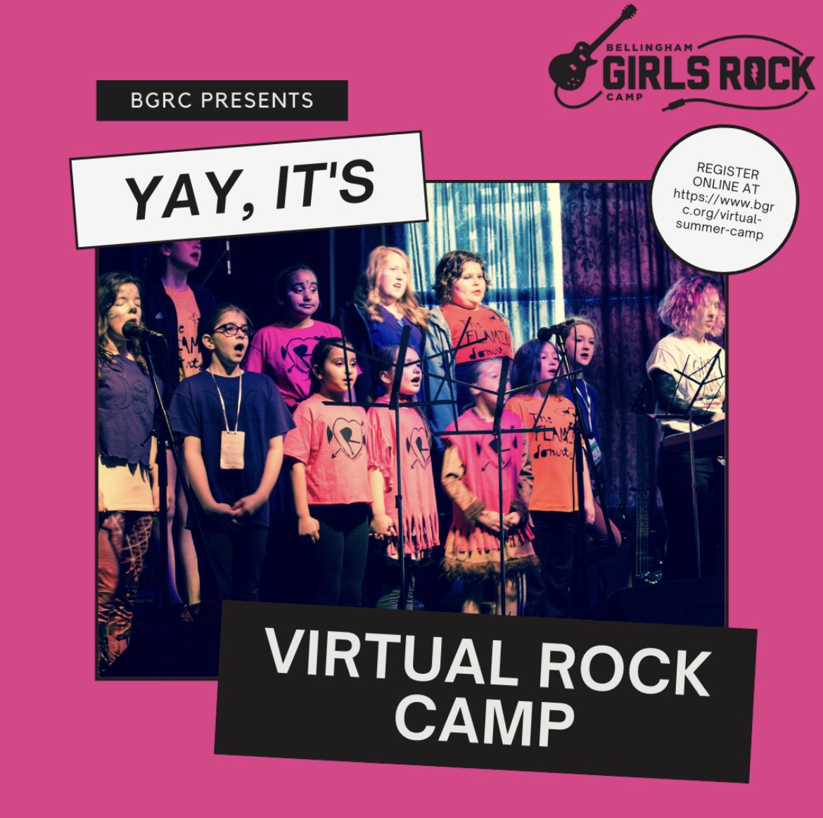 BhamRockCamp's tweet photo. 🌈Virtual Rock Camp Registration is still open! Applications are due on August 2nd, so make sure to submit your application before the deadline! 
To Apply+ Learn More: Link in linktree in bio, or apply at https://t.co/FsJrUnng4y https://t.co/vj1UWFyTQd