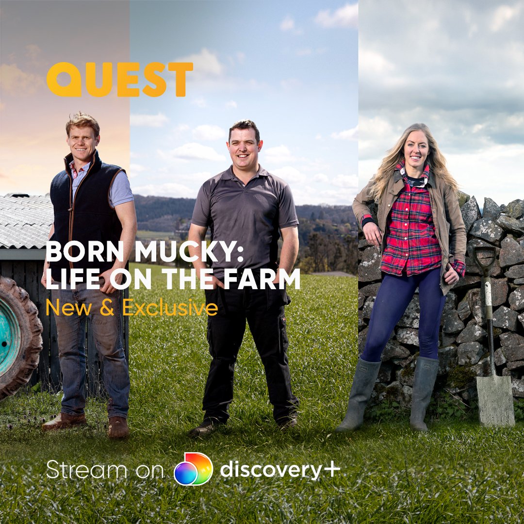 Born Mucky Series 2 starts tomorrow 20th July @ 9pm on Quest.
10 months of filming condensed into 10hrs of TV. I'll be donning my tin hat, turning off my notifications &amp; waiting for it to blow over! Fingers crossed you enjoy! (Freeview 12/114 HD, Freesat 167, Sky 144, Virgin 169)