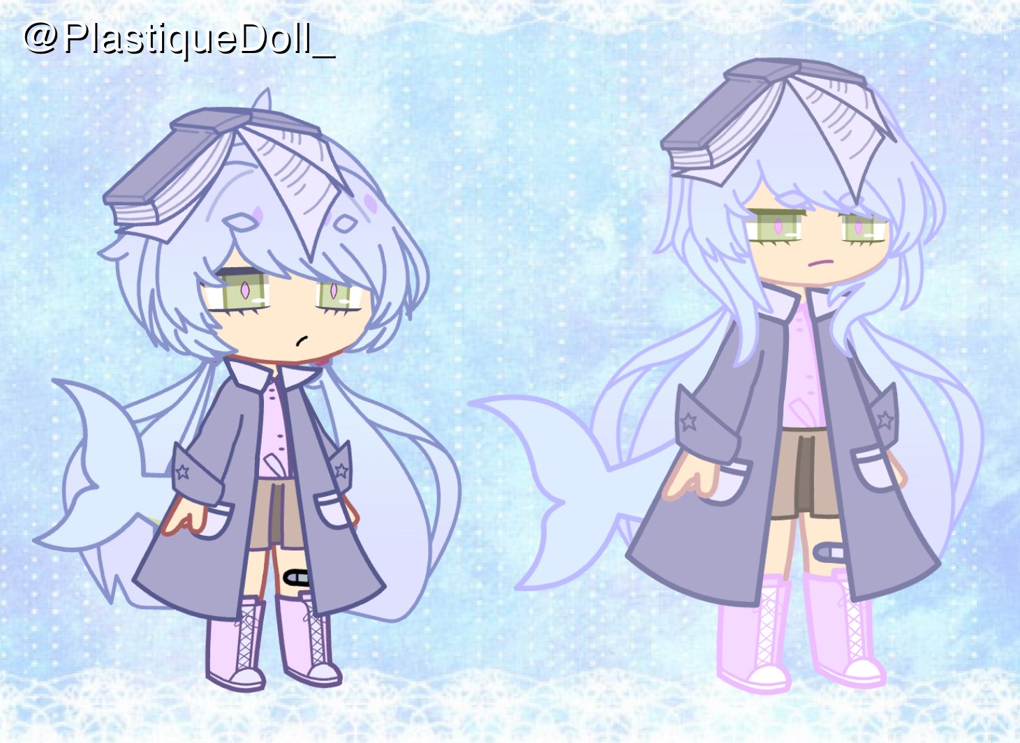 I remade my oc in Gacha club