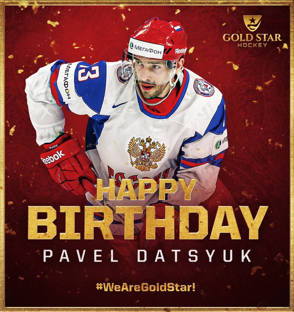 Happy 43rd birthday to our friend and client Pavel Datsyuk! 