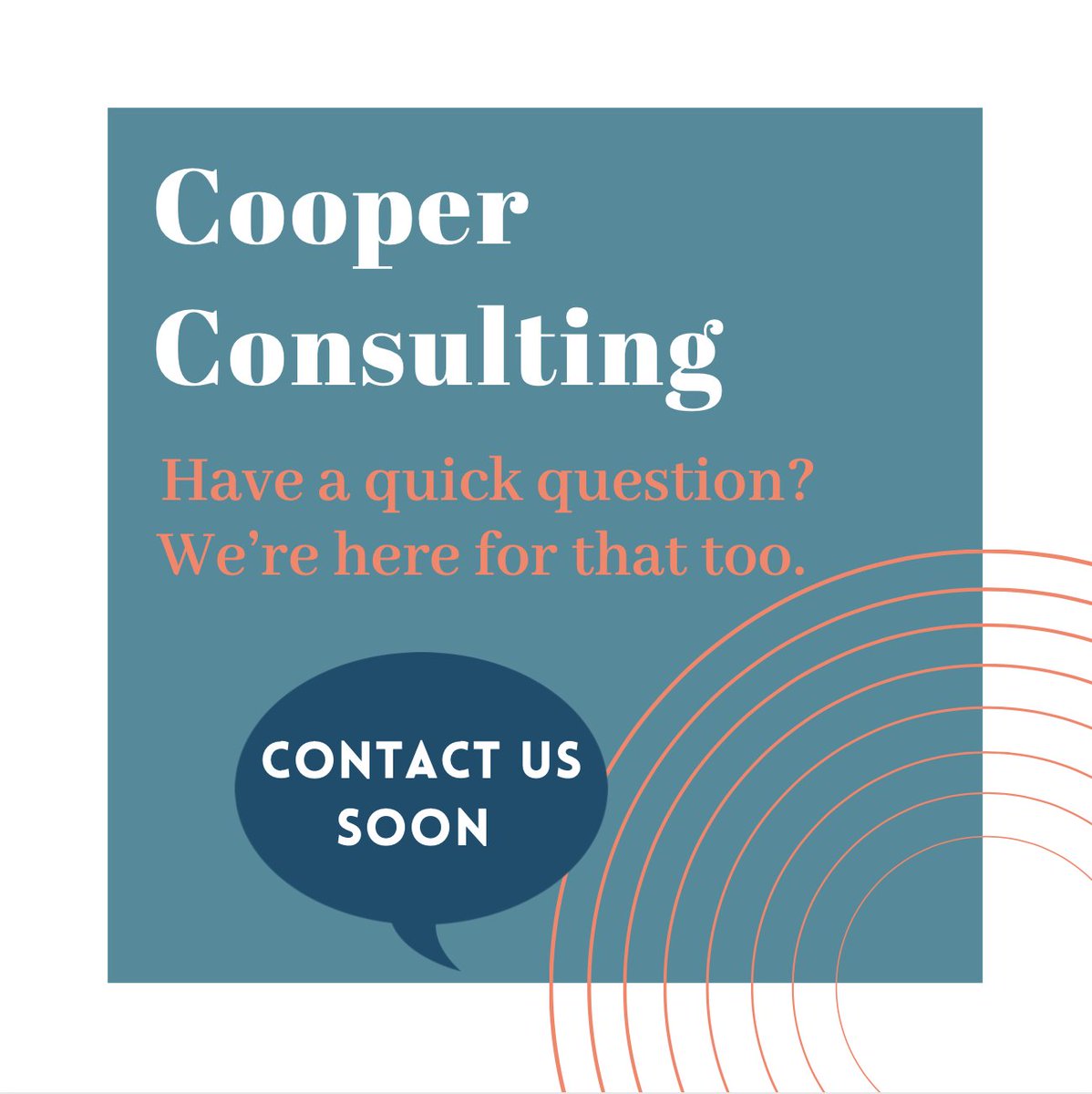 CooperConsultng's tweet photo. We would love to hear more about your goals and discuss how we can help you achieve them.

Check out this link to connect with us today: https://t.co/Zf8Xh7IAHV 

#leadership #coaching #success #connection https://t.co/Ch3r97KVGm