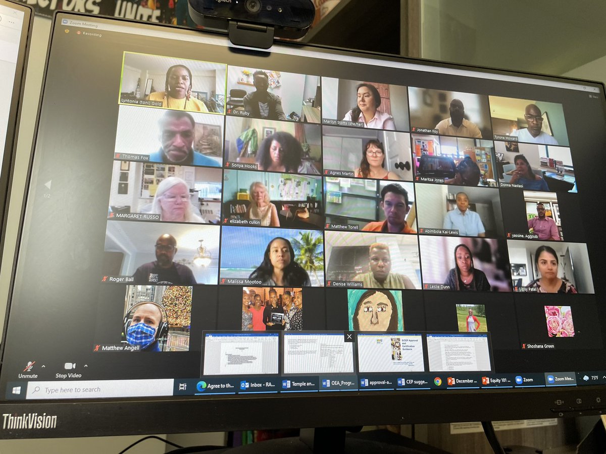 Dr. Ruby (@drruby95) on Twitter photo Kicking off another rich summer learning experience. Great work <a href="/Jonathan_Foy/">Jonathan Foy</a> <a href="/FeralPirate/">Marilyn Stotts NYC 🧙🏻♀️🦇🎃</a> #ToniGold <a href="/OEAnyc/">Office of Equity & Access NYC</a> 🙏🏾👏🏾 #SignUpNow!! #DevelopingEquityLiteracyIsAMust Kicking off another rich summer learning experience. Great work <a href="/Jonathan_Foy/">Jonathan Foy</a> <a href="/FeralPirate/">Marilyn Stotts NYC 🧙🏻♀️🦇🎃</a> #ToniGold <a href="/OEAnyc/">Office of Equity & Access NYC</a> 🙏🏾👏🏾 #SignUpNow!! #DevelopingEquityLiteracyIsAMust