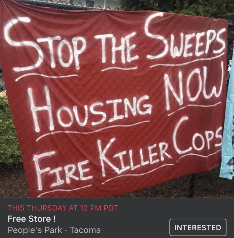 Food Not Bombs Tacoma tweet media