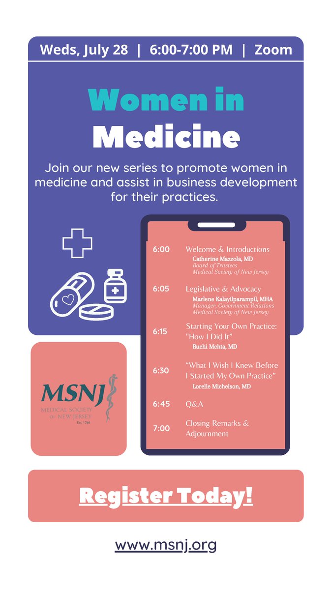 NJCraniofacial's tweet photo. Woman in Medicine

Join the new series to promote women in medicine and assist in business development for their practices.

https://t.co/b4G3eNEc0N https://t.co/rhEhCic9n0