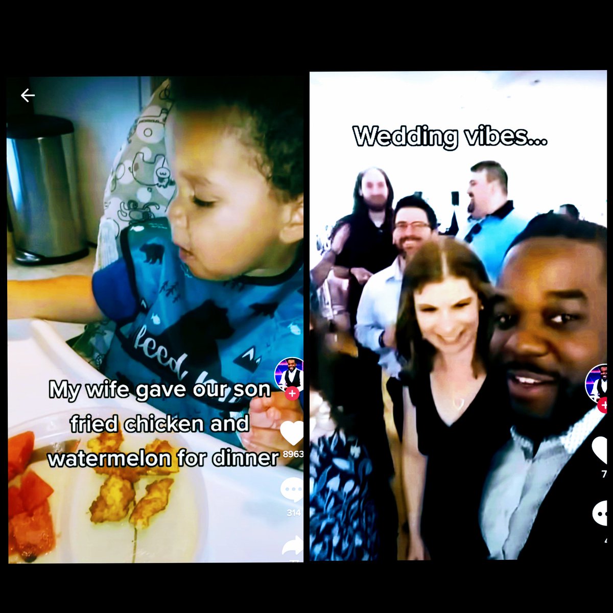 RWlli3's tweet photo. SamboTok is at it again. Allowing your kid to be used as a racist punchline? These people have no shame. https://t.co/G6l8DZrTjQ