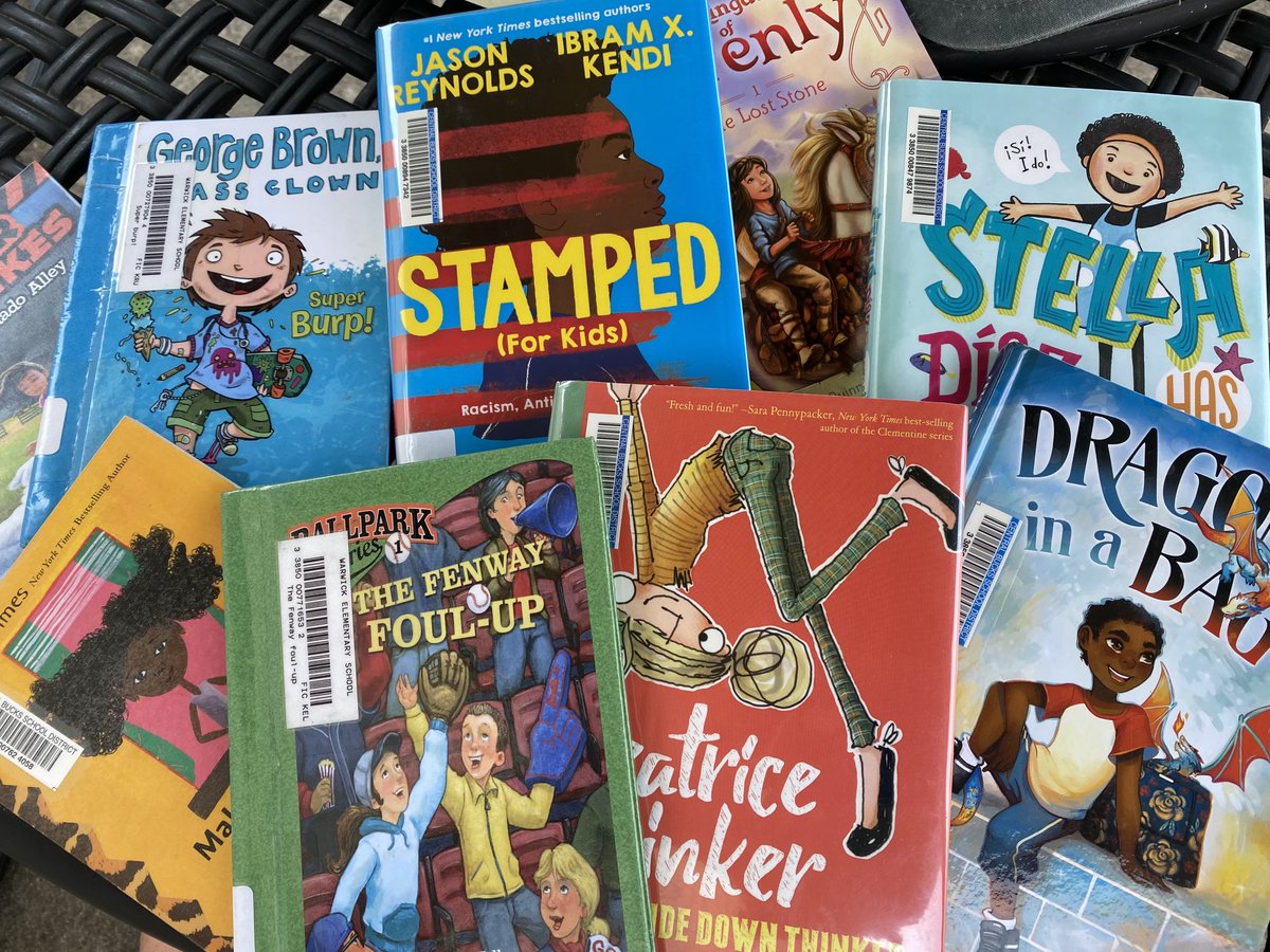 Lucky ME! When you have a great Librarian friend who is beyond willing to share her book ideas for poolside/beach reading! ⁦Thank you! ⁦⁦<a href="/CBckehan/">Chris Kehan</a>⁩ ⁦<a href="/CBWarwickElem/">Warwick Elementary School CBSD</a>⁩ #thirdgrade #powerofpositive