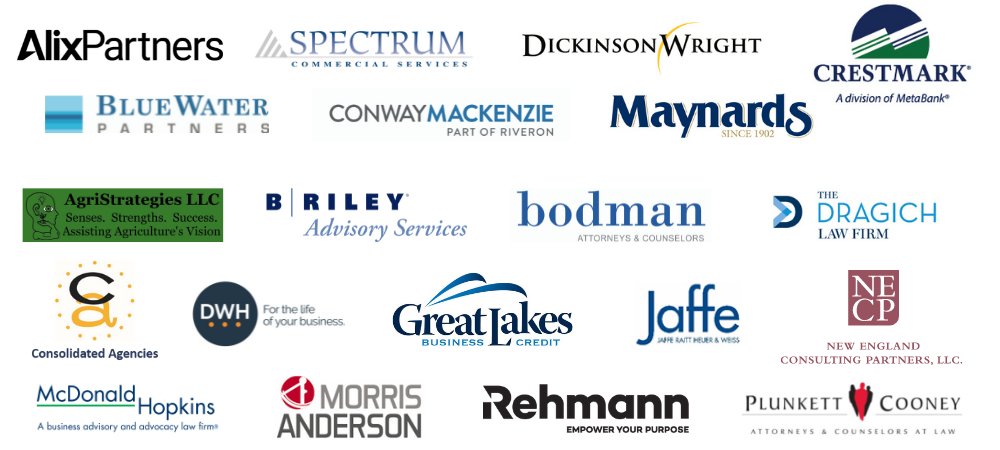 Thank you to all of our sponsors for helping make our 24th Annual Golf Outing a success!
<a href="/AlixPartnersLLP/">AlixPartners</a> <a href="/dickinsonwright/">Dickinson Wright</a> @crestmark_ <a href="/AgriStrategies1/">AgriStrategies LLC</a> <a href="/BRileyFinancial/">B. Riley Financial</a> <a href="/bodmanlaw/">Bodman PLC</a> <a href="/Jaffe_Law/">Jaffe</a> <a href="/McDonaldHopkins/">McDonald Hopkins LLC</a> <a href="/MorrisAnderson_/">MorrisAnderson</a> <a href="/RehmannNews/">Rehmann</a> <a href="/PlunkettCooney/">Plunkett Cooney</a>