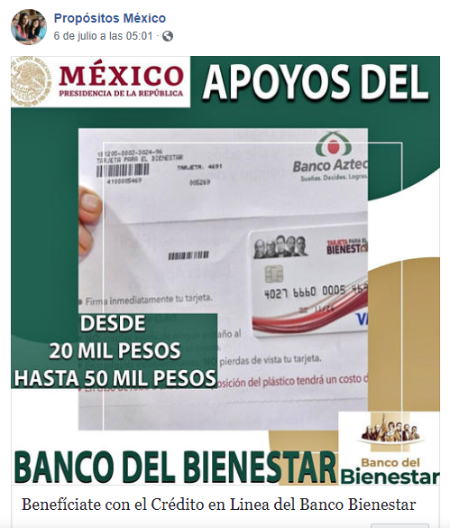 bbienestarmx's tweet photo. ¡El Banco del Bienestar no tiene gestores ni intermediarios!

Este es un recopilado de páginas apócrifas, mensajes y grupos  FALSOS en WhatsApp, Facebook, Instagram y Twitter con intentos de fraude.

Infórmate solo en canales oficiales 🧐
👉  https://t.co/m0uy0cXAY4 https://t.co/CuSrnRqzQh