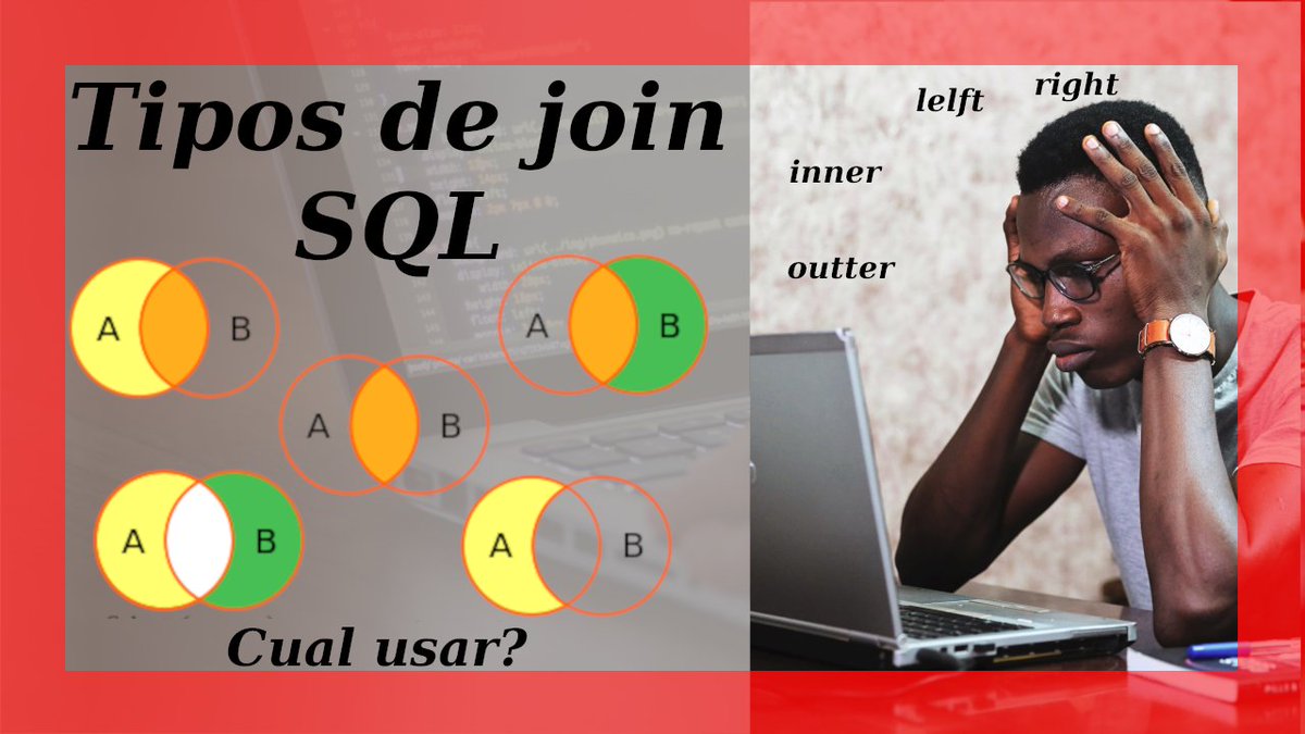 ProgramaEnCasa's tweet image. Comprende las diferencias en los tipos de JOIN en SQL
youtu.be/wdjjsPxeDgs