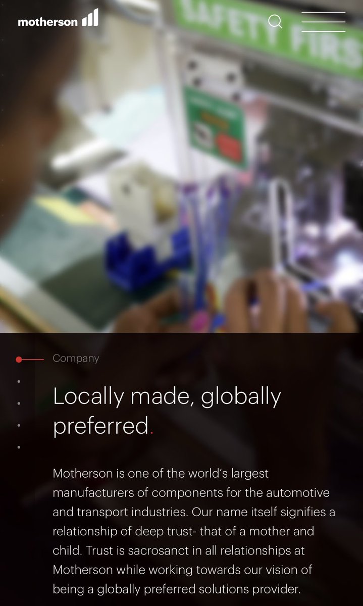 Today I started a new job as Global Comms lead for the Motherson Group. Feeling energised, excited and raring to go. Fantastic team - humble, passionate and innovative. Find out more about who we are here: motherson.com