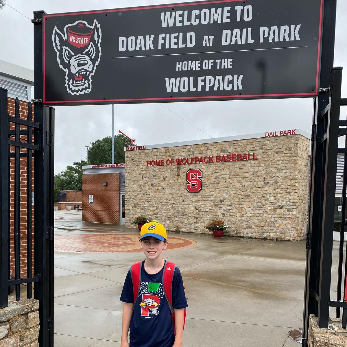 cpd54's tweet photo. Jack was nervous for baseball camp at NC State this week, but was beyond excited that Pitcher Sam Highfill was one of his coaches. He talked about his first day the whole ride home. @NCStateBaseball @PackAthletics #2021collegeworldseries https://t.co/unHgQ8Y5qQ