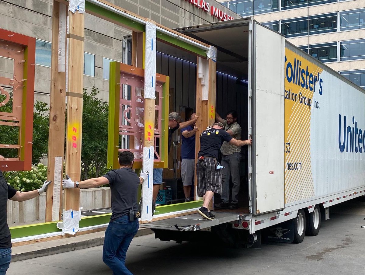 #SpecialDelivery “For A Dreamer of Houses” <a href="/DallasMuseumArt/">Dallas Museum of Art</a>! 
#McCollisters can store and transport your Fine Arts and Museum Exhibits! #contemporaryart #exhibits #finalmiledelivery #logistics #transportation #dallasmuseumofart #dallas  #dreamerofhouses #foradreamerofhouses