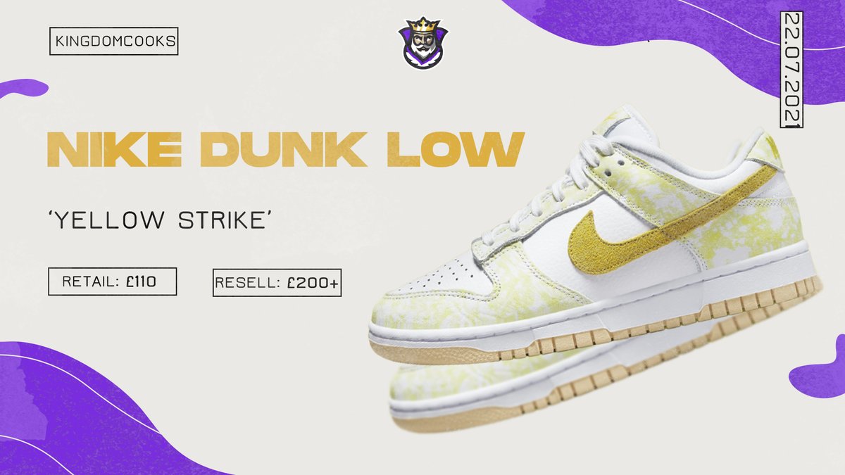 NIKE DUNK LOW
'YELLOW STRIKE'

Clean design, injecting some newness into your wardrobe favorites. Grab yours now!☑️

RT+TAG+LIKE=surprise in your DMs