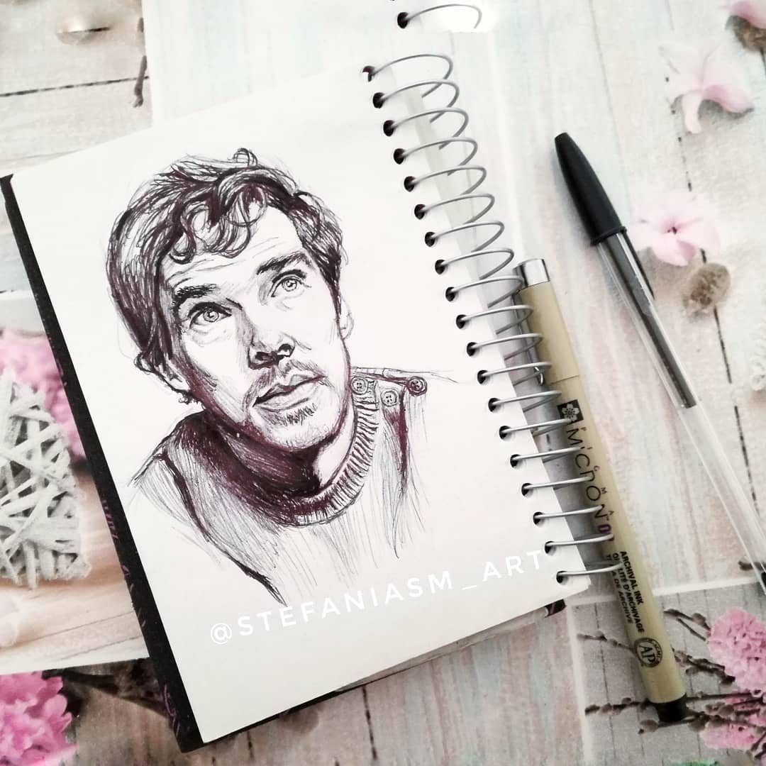 sab_2612's tweet image. Some of my drawings to say
#HappyBirthdayBenedictCumberbatch