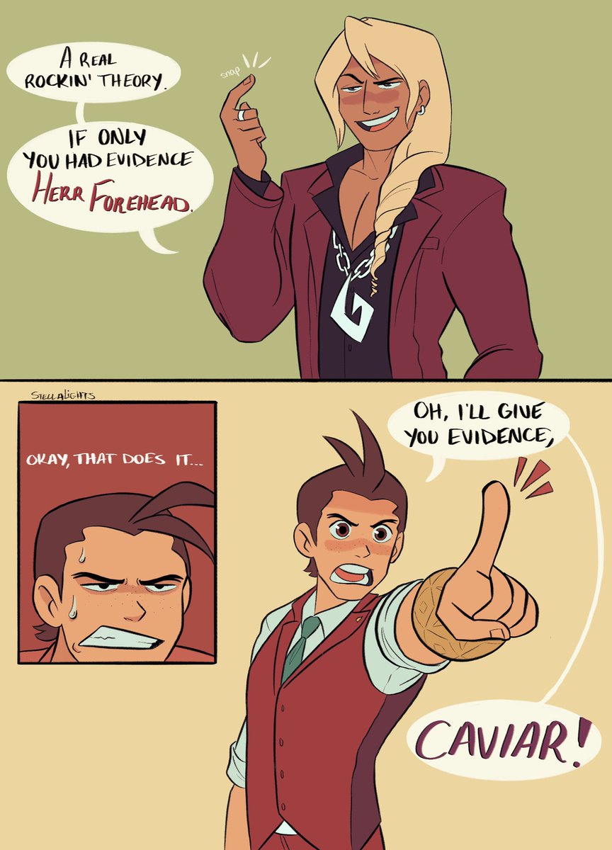 klavier can dish it out but he can't take it #AceAttorney #klapollo 