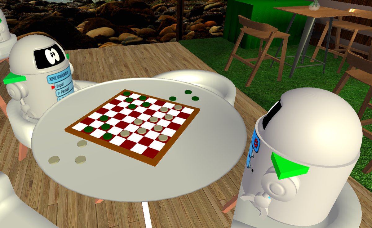 DmitriAtSafe's tweet photo. If you didn't get a chance to try our EsriUC Escape Room during the conference, you can do it now. #FME + @threejs. No prize component anymore, just pure fun. Talk to transformers (double click) if you need a hint.
https://t.co/XTAkoWrz4O https://t.co/mqYb92UtKU