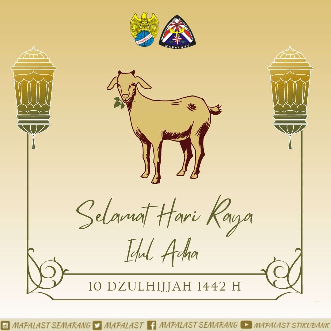 Kami Keluarga besar MAPALAST mengucapkan Selamat Hari Raya Idul Adha 10 Dzulhijjah 1442 H
