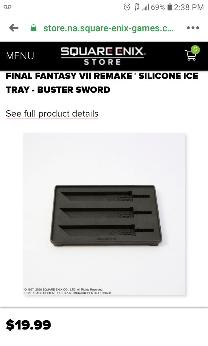 SilverShadow8D's tweet image. Need lol. Nothing like a buster sword in my drink ;3