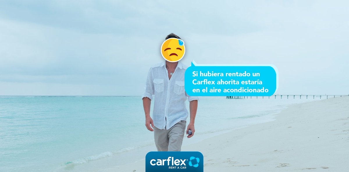 CarflexRentACar's tweet photo. Si vas al caribe, que tu chapuzón no sea de sudor. Mejor #PiensaEnTusVacaciones y viaja cómodo en un Carflex. https://t.co/USgyHpKnrA