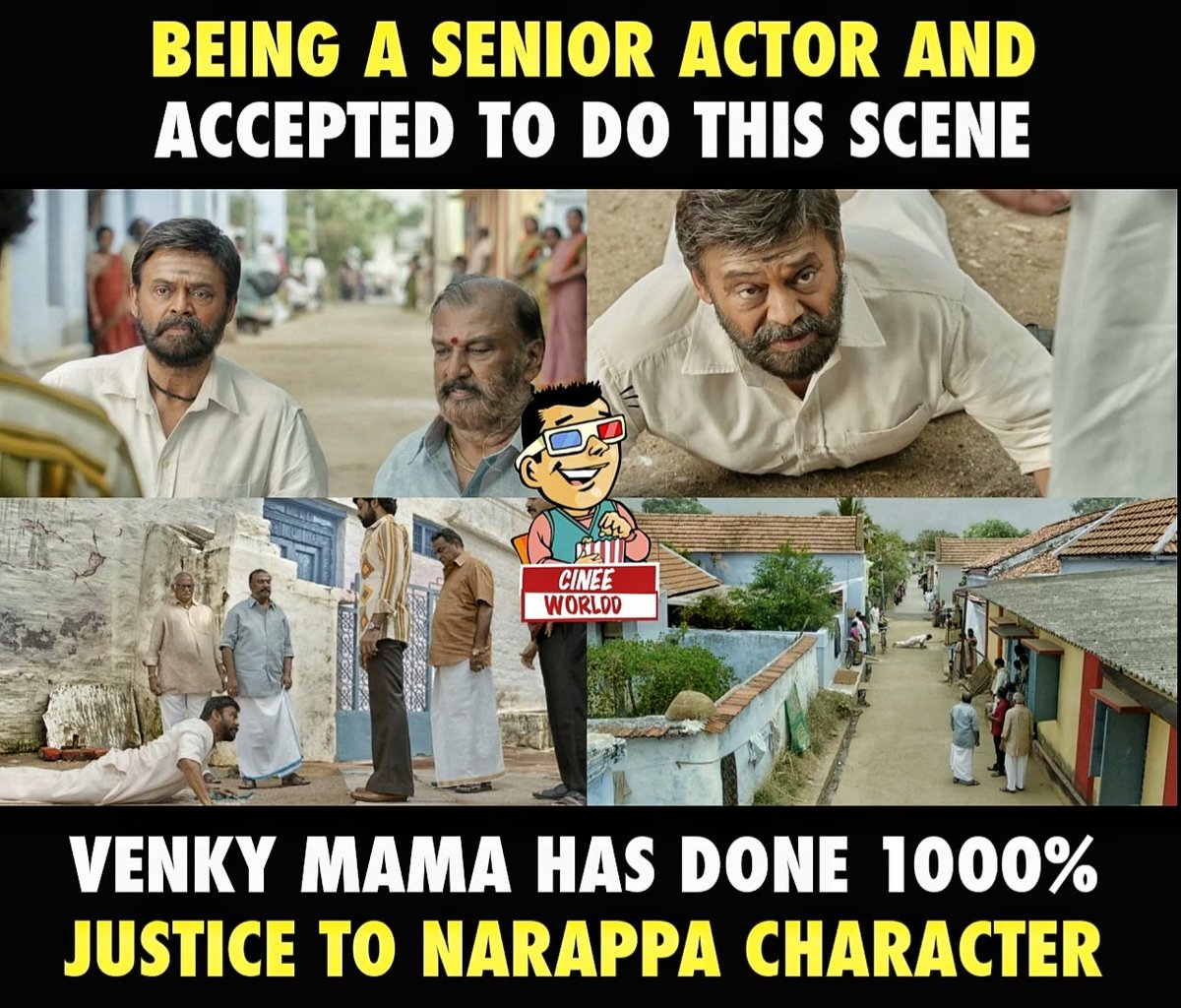 Venky Mama Jeevichesadu💓
#Narappa #NarappaOnPrime #NarappaReview #Venkatesh #Priyamani #AmmuAbhirami #SrikanthAddala  #Cinee_Worldd