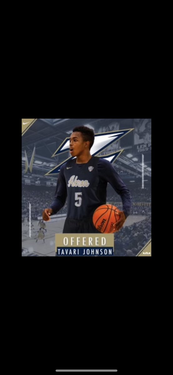 Blessed to receive a Division 1 over from the University of Akron!