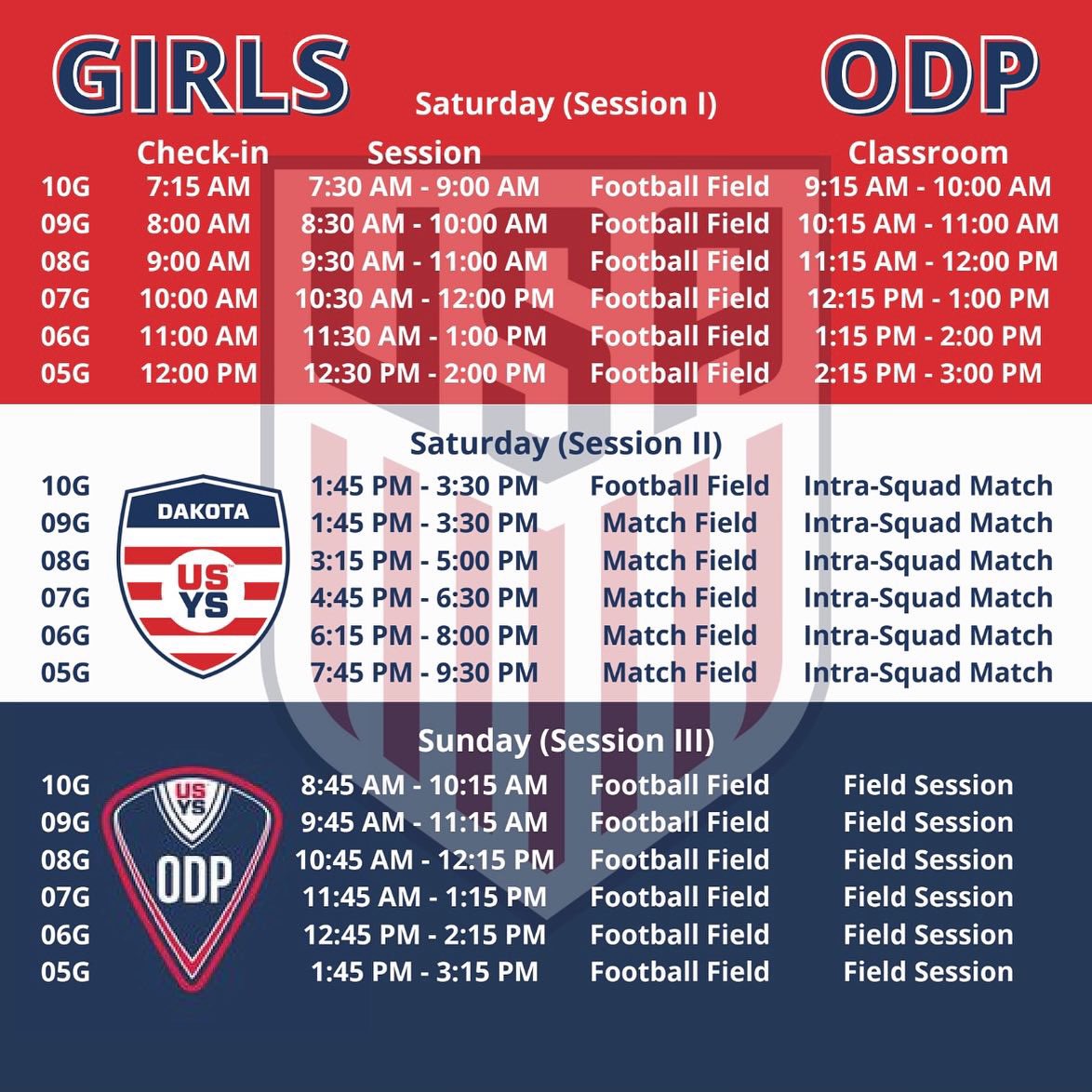 DakotasODP's tweet photo. The tryout schedule is here!!! #DakotaODP #DODP @SDYouthSoccer  @NDSoccer4Every1 https://t.co/OIV5VUYP9f
