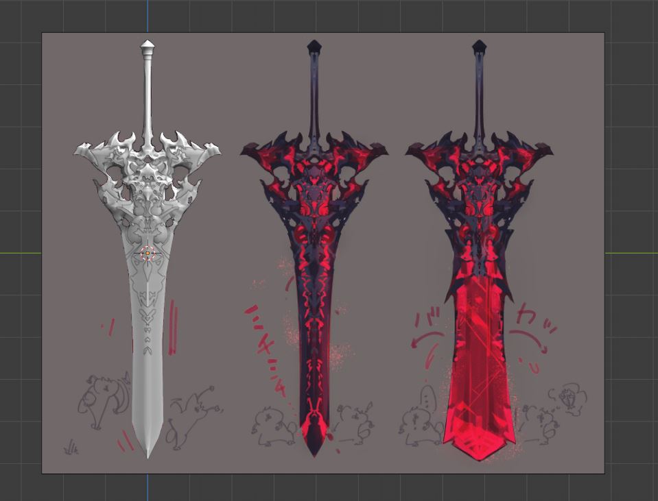 real_valkior's tweet photo. This was a 3-day project designed for me to challenge my patience and imagination. I know that there is a lot of issues with it but I'm not willing to fix them as I'm pleased with the results.
Credits to @shi_b_a for the Concept Art
#RBXDev #RobloxDev #Roblox #Blender https://t.co/8qGam4H5zc