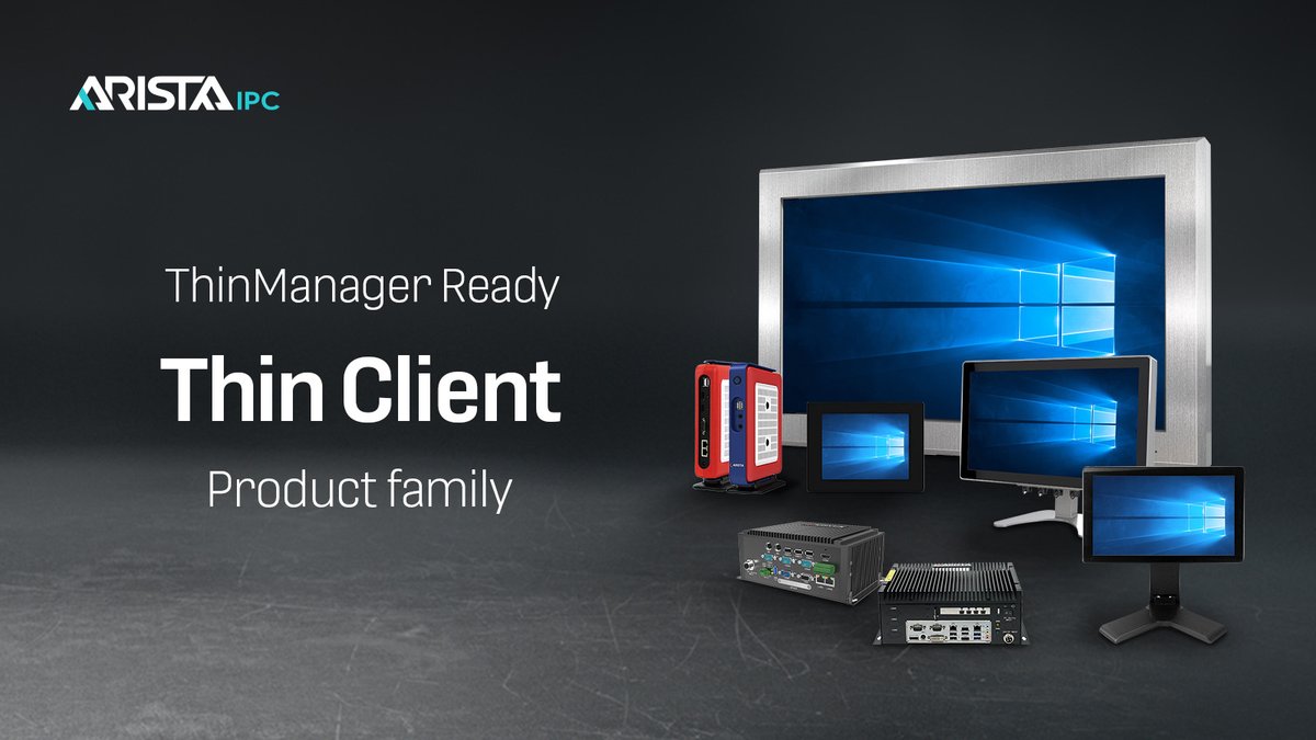 ARISTA thin clients are designed for maximum uptime and noiseless operation and ideal for a myriad range of industries. ARISTA offers a wide choice of secure and cost-effective ThinManager Ready Thin clients that deliver reliable virtualization solutions. 
lnkd.in/gZs47qg