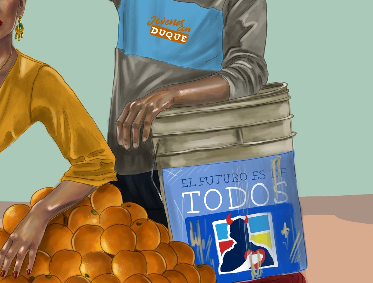 Economía Naranja
Serie: El Futuro es de Todos 

Serie enfocada en las promesas de nuestro sádico aprendíz.

Ilustración digital

#digitaldrawing #digitalillustration #digitalart #illustration #colombia #economianaranja #elfuturoesdetodos🇨🇴 #jovenesconduque