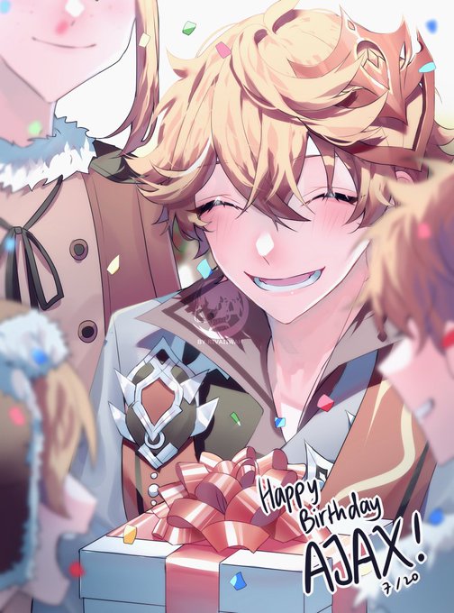 "What? You guys brought some presents for me? Oh, gosh, your big brother is so happy! Thank you so much, Tonia, Anton, Teucer!"
#原神 #Childe 