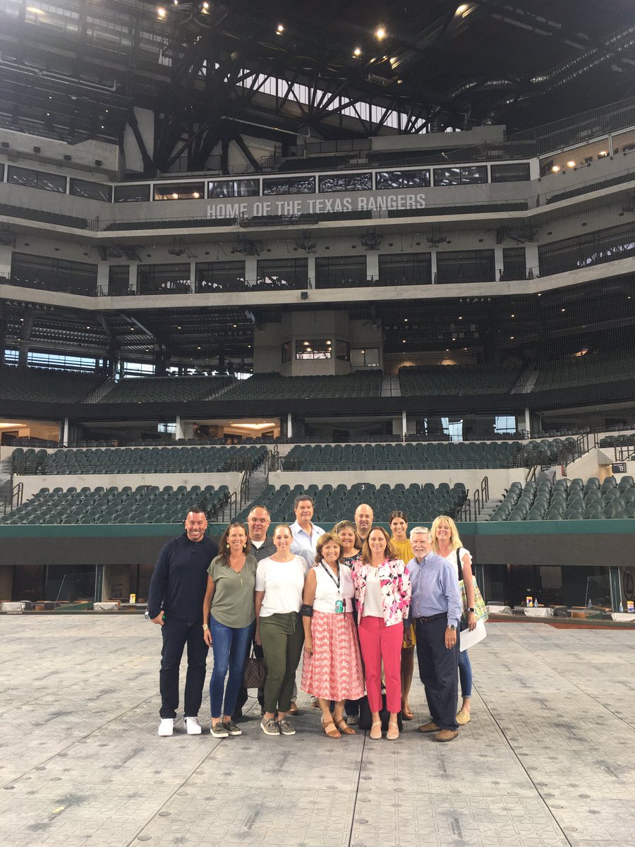 We had our first walk through with lead volunteers ⁦<a href="/GlobeLifeField/">Globe Life Field</a>⁩, our new home for Sky Ball! #skyballxix