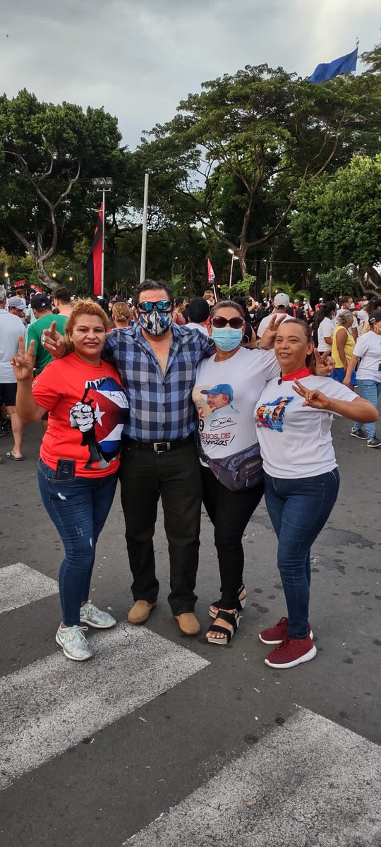 Continuamos Celebrando Nuestro 42 Años de la Revolución Popular Sandinista 
#4219YOTRAVEZTRIUNFAELAMOR 
#VivaLaRevolucion