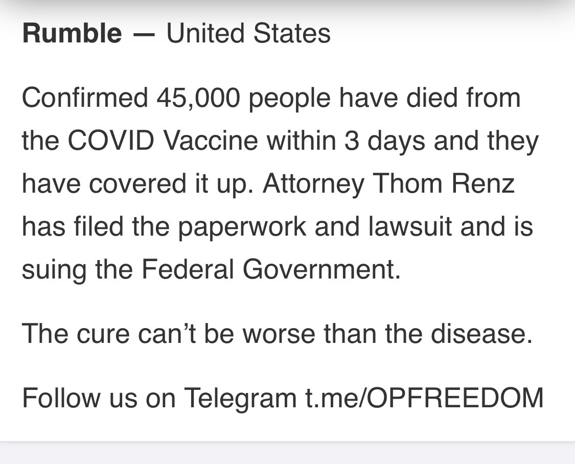 shantesview's tweet photo. #45K dead when you all up all of the reporting systems - #knowtherisks #share https://t.co/l0nbhNoK7h