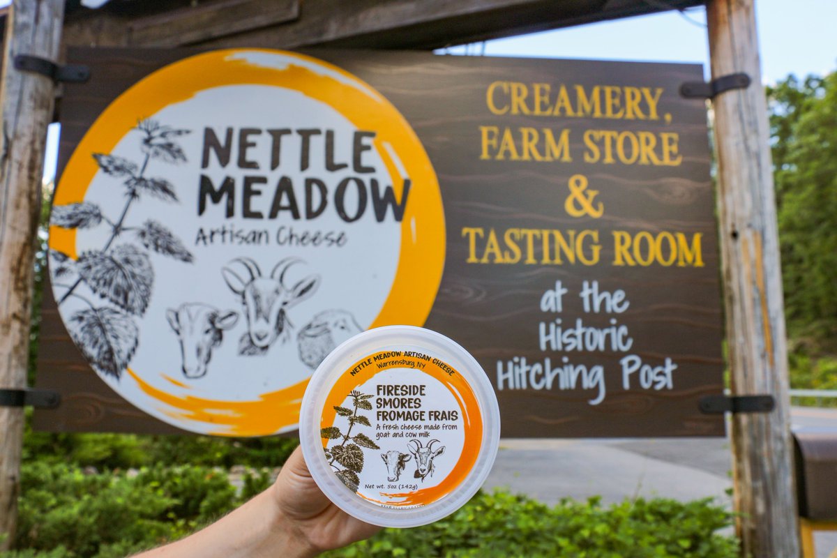 Or grab some award-winning artisan cheese from Nettle Meadow Farm and Artisan Cheese! Their retail location is 1256 Lake Ave, Lake Luzerne, NY visitlakegeorge.com/things-to-do/n…