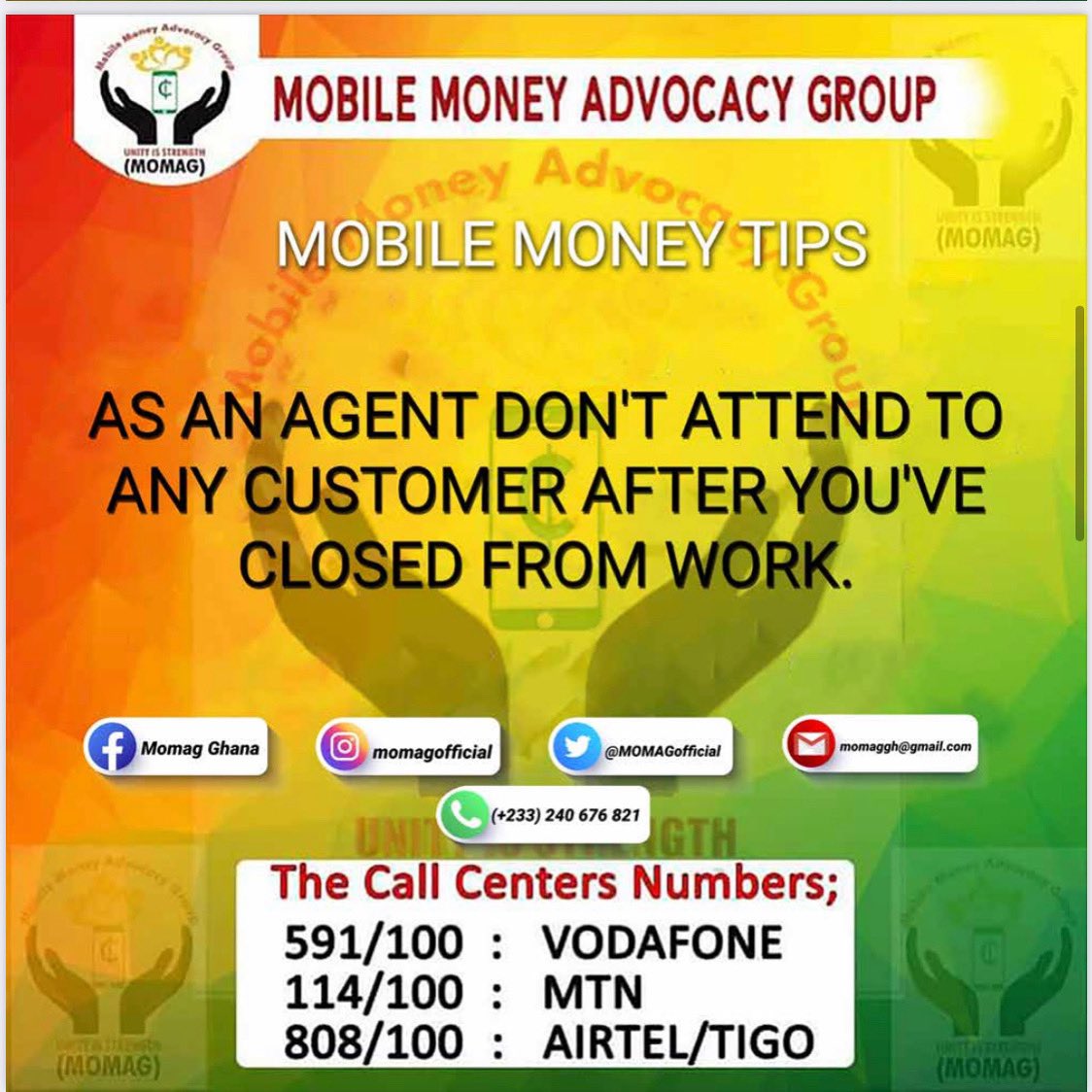 MOMAGofficial's tweet photo. #momagghana
#zeepay
#Vodafone
#MTN, #Telcos
 #AirtelTigo 
#financialservices 
#fintech
#BOG
#banking
#GRA
#mobilemoney
 #glo
#joyfm
#ghana
#ecobank
#Microfinance
#unbanked
#financialinclusion
#trending
#telecommunication
#despitemedia
#payments 
#remittances 
#fintechafrica https://t.co/mo8t8Tde6v