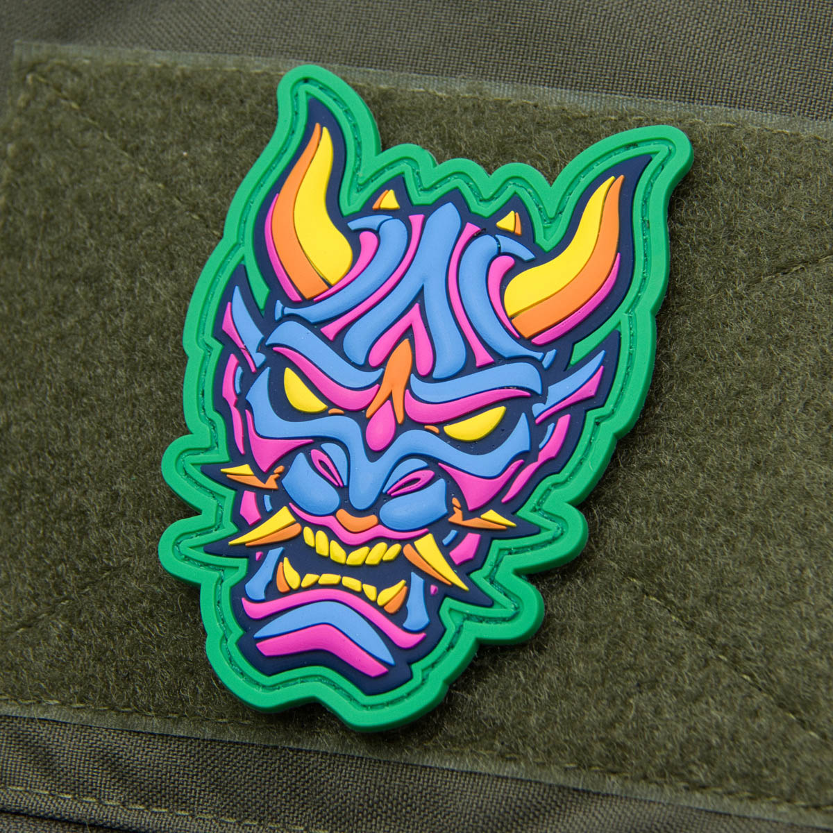 milspecmonkey's tweet photo. We made it happen, thanks for the poll input! A modern take on a Oni head theme / tattoo style.
Art by guest artist @absorb81 https://t.co/thAtYEy6G1
============================
#moralepatch #moralepatches #patchgame #milspecmonkey #oni  #absorb81 #demon https://t.co/LxAqWS8ceJ