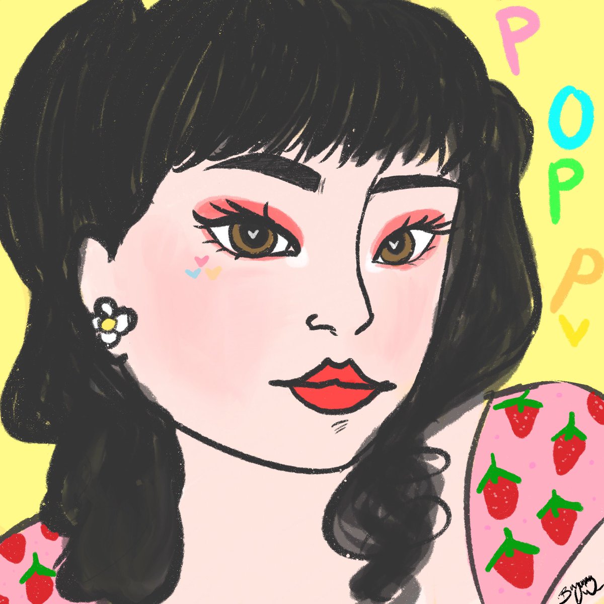 Drew <a href="/pinkiepoppy/">Ƥօթթყ ♡</a> as a little warmup 🥺🌸🥰