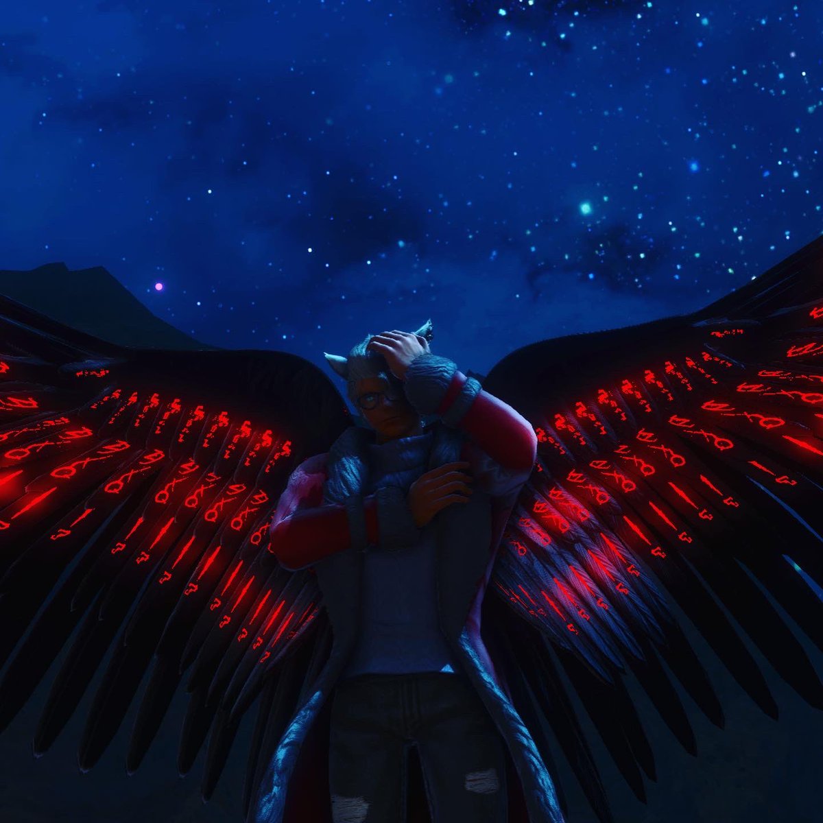NialoAlrashia14's tweet photo. Mortals..... seeing them go about with their day all calm, makes me sick #godkitty #FFXIVScreenshots https://t.co/NXZDXRtC22
