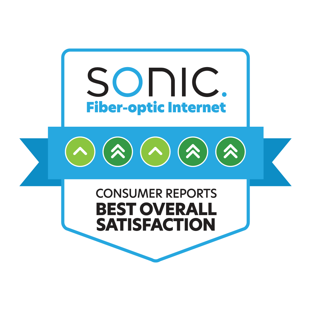sonic's tweet photo. We received this award because of you! Over 40,000 people were asked about their experience with their home ISP and Sonic was rated #1 in value, speed, customer service, and reliability out of 26 other ISPs.
Thank you for sharing your experience + thank you to our Sonic team! https://t.co/AMmNLNQDMp