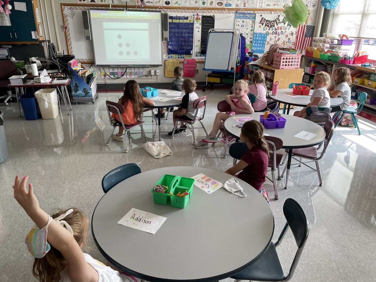 LeRoyWSS's tweet photo. ⭐️1st day of our Summer Academy is in the books!⭐️ Miss Turman’s class is loving Number Talks!! #math #mindsetiseverything #kidtalk https://t.co/NOmIybAMUJ