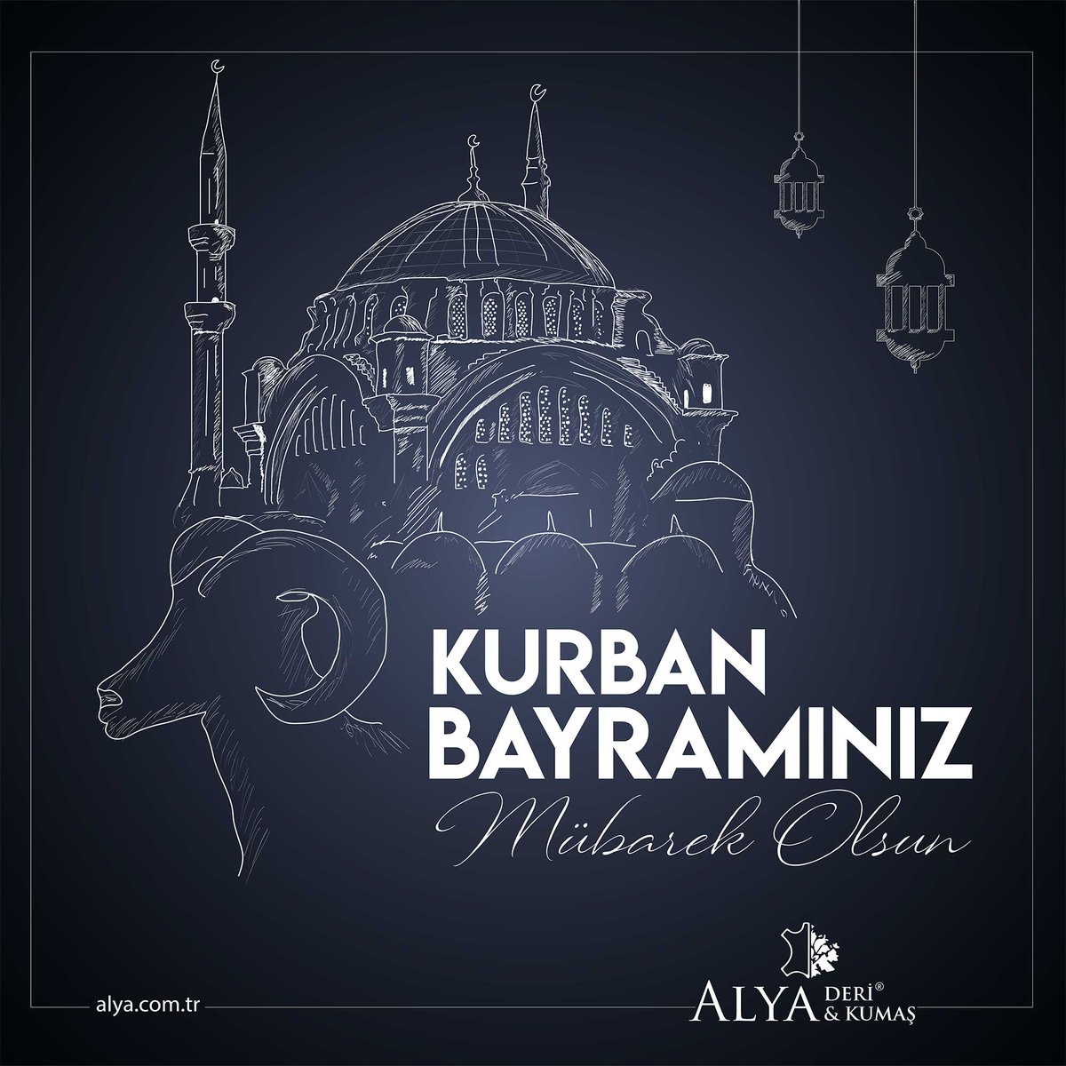 Birlikte nice sağlıklı, mutlu ve huzurlu bayramlar geçirmek dileğiyle. İyi Bayramlar… #kurbanbayrami  #kurbanbayramınızkutluolsun #alya