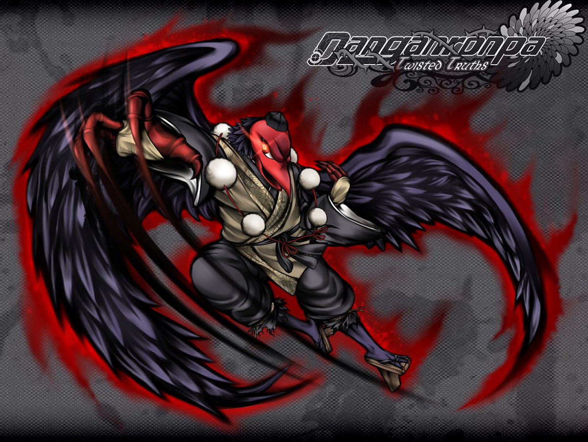 TwistedTruthDR's tweet image. Kurotengu Splash Art