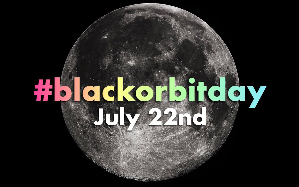 blackorbits's tweet photo. happy july! here’s a reminder that  #blackorbitday will be on 22nd which is three days away! 💓 https://t.co/RE8kKjDIcH