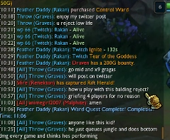 I like how tarzan tweets about when the game is over and I couldnt care less but he doesnt include the harassment he gives me all the time. Glad league fanboys over toxic people all the time who never change