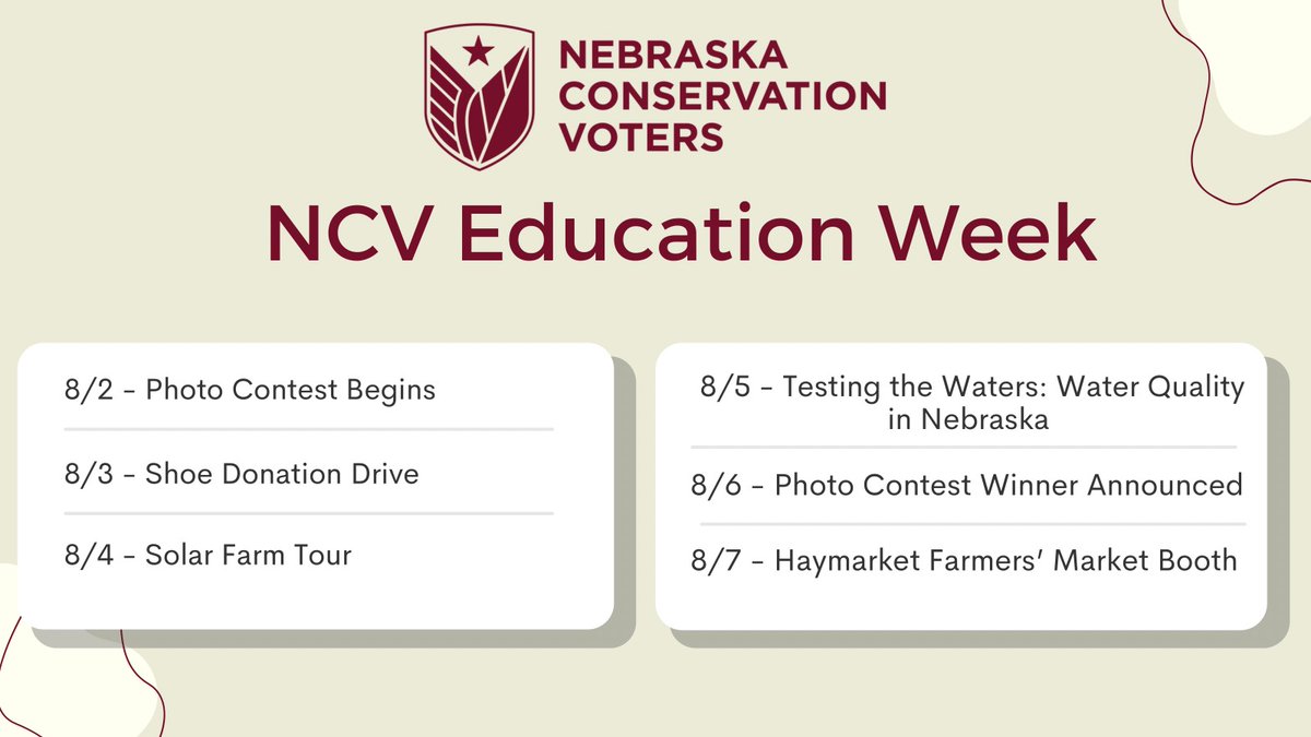 Take a look at what we have planned for #NCVEducationWeek