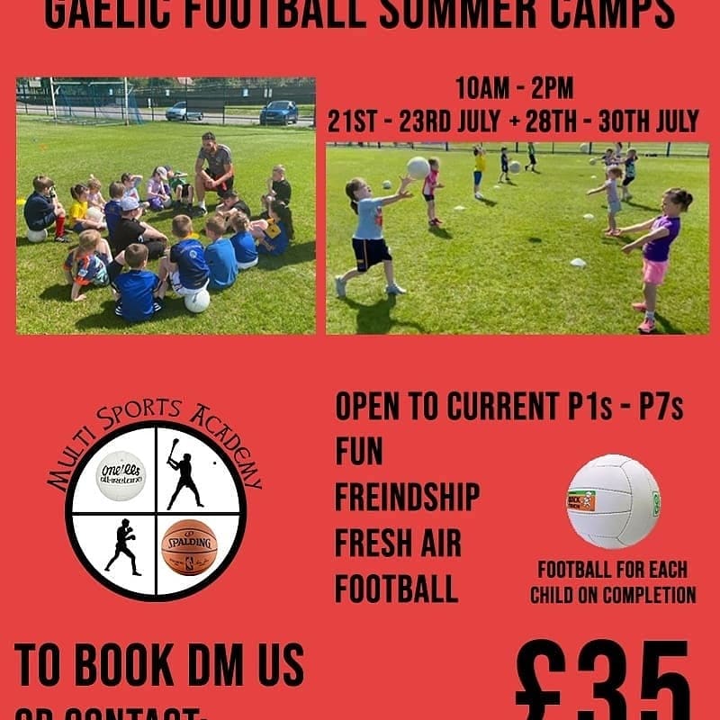 Looking forward to our camp on Wednesday, small number of spaces available if anyone wants to sign up. Great 3 days for any child.