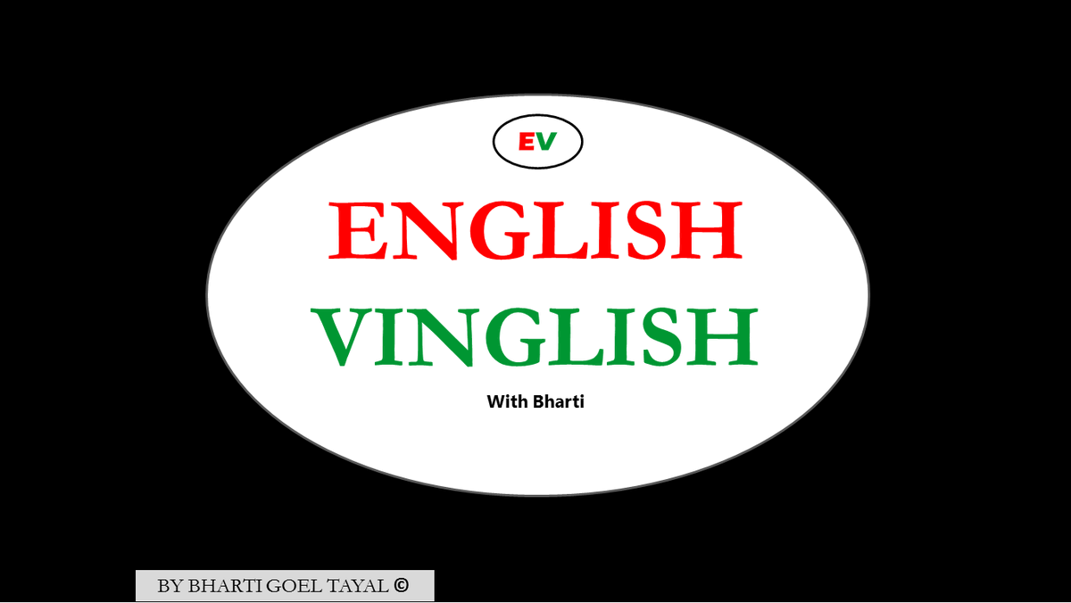 BGoldsach's tweet photo. Hello friends! Please subscribe to my YouTube channel English Vinglish With Bharti to learn English.
Thank you https://t.co/5GVXArrmTF