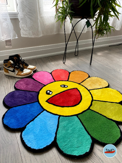 RugNTug3's tweet photo. @Saweetie Hey Y'all,
My friend and I are running a small rug business in Toronto! Would appreciate it if y'all check us out and can support our business! We make rugs in any shape, size, and colour. DM's and emails are open for commissions! Here is a Murakami one we just did! https://t.co/uamwnzVy4g