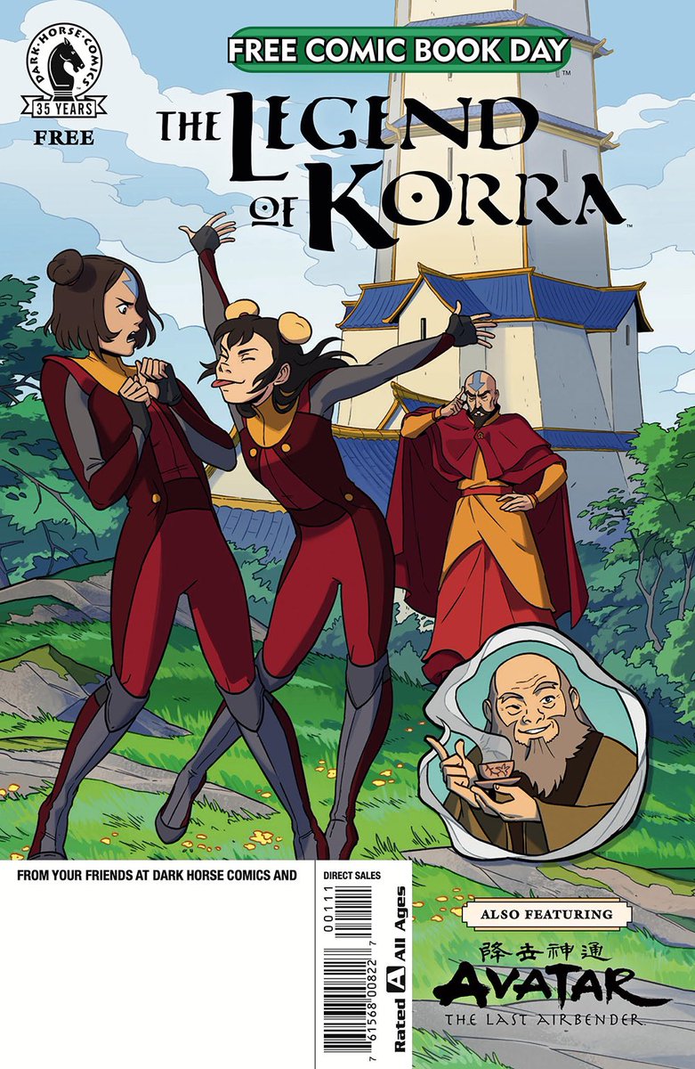 Left: it's 2014, I'm a high schooler. I got my signed copy of the Legend of Korra art book when I met one of the co-creators. Told him I became an artist because of the Avatar series.

Right: 2021. I get to share that I co-created an official Avatar story for Free Comic Book Day. 
